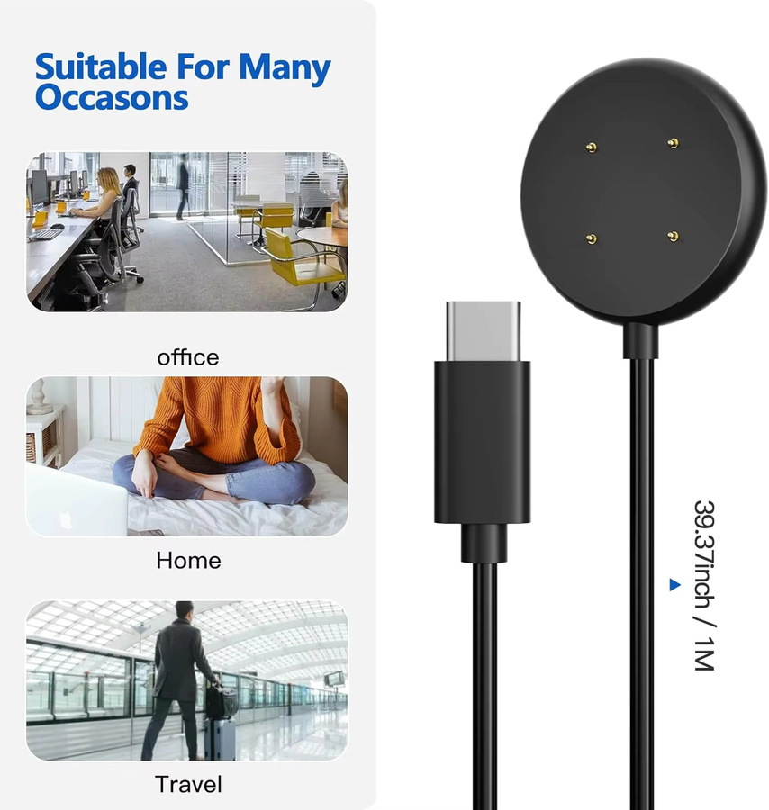 Google Ersatzladegerät, USB-C, Schwarz, 2er-Pack - Bild 3