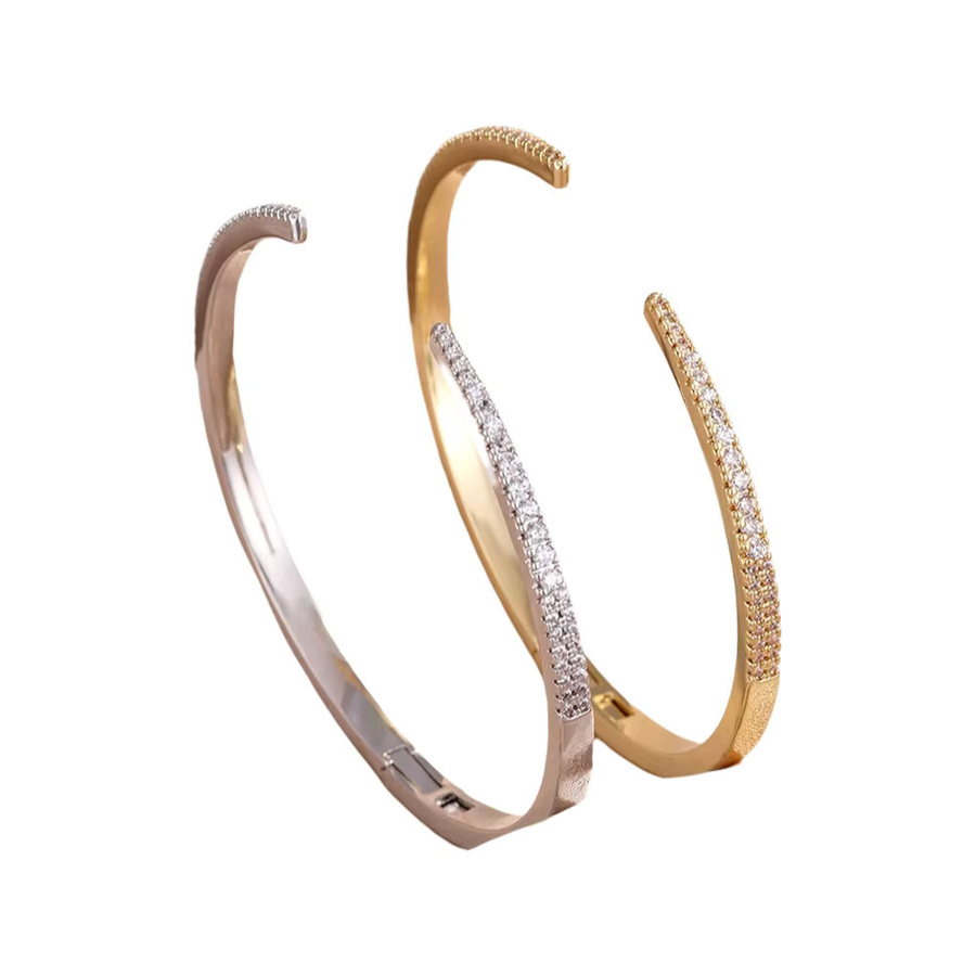 Yupsk Armband-Armreif, Zirkonia, Silber, Damen - Bild 2