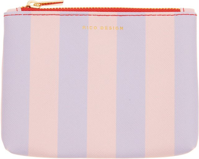 Rico Design Paper Poetry Etui Shrooom Streifen in Rosa/Flieder - Bild 1