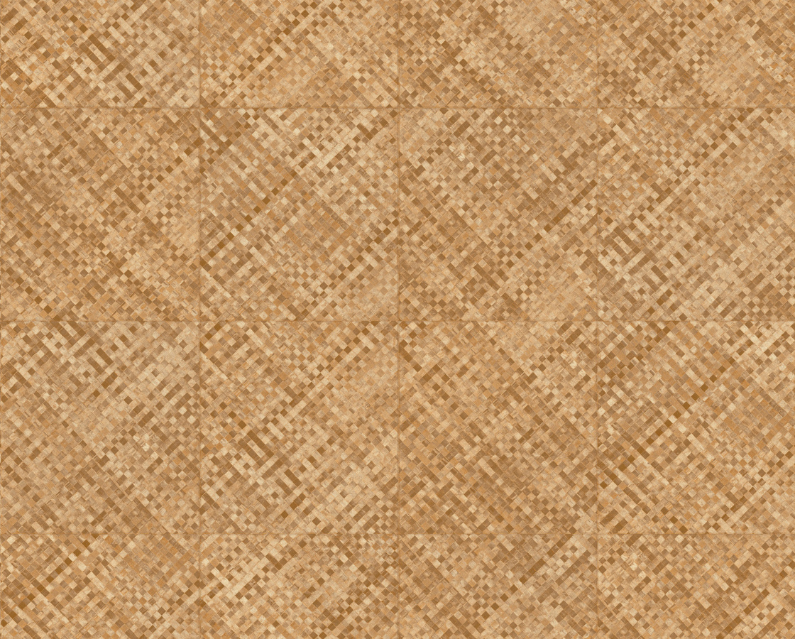 Élitis Tapete Buri VP 985 70 in Beige mit botanischem und abstraktem Design aus Vinyl - Bild 1