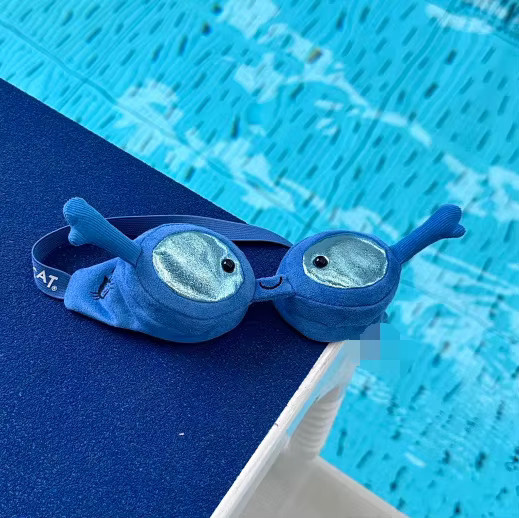 XUYUAN Dekoration Surfbrett und Schwimmbrille in Blau aus Textil mit rundem Design - Bild 2