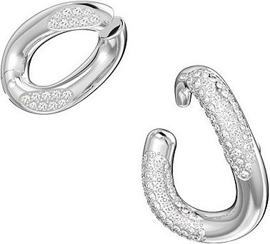 Swarovski Ohrclips, Weiß, Kristall, Damen - Bild 1