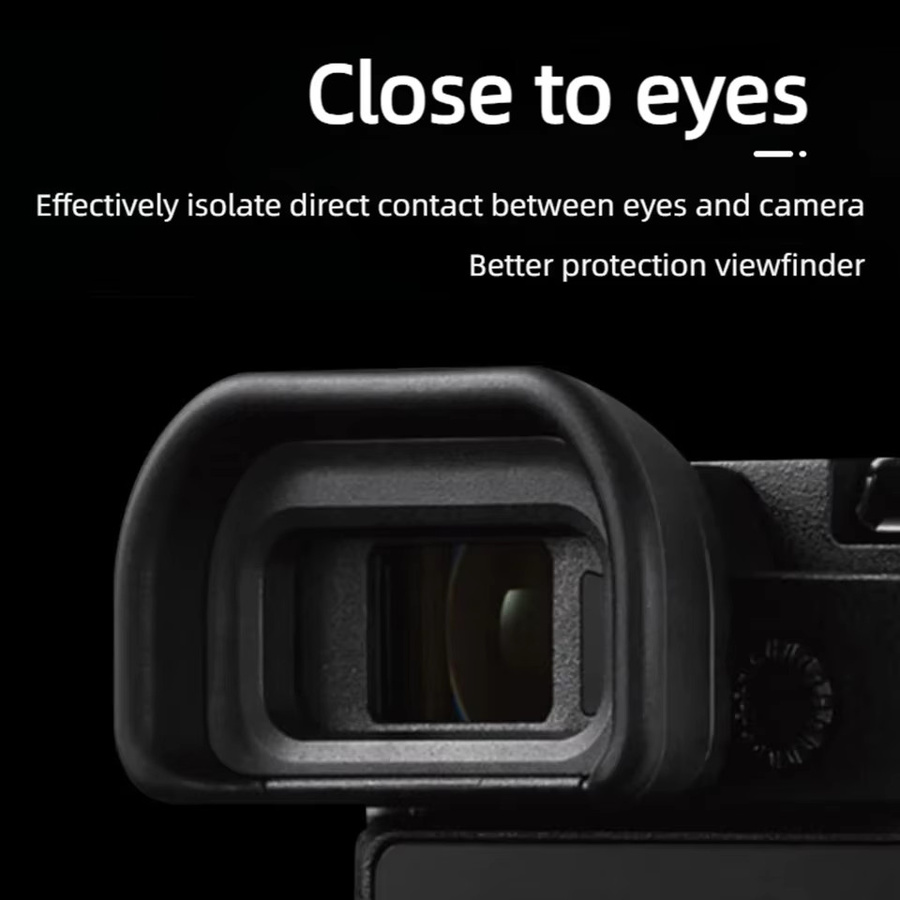 FDA-EP17 Augenmuschel Okular Sucher Schutz für Sony A6600 A6500 A6400 ILCE-6600 6500 6400 in Schwarz - Bild 2
