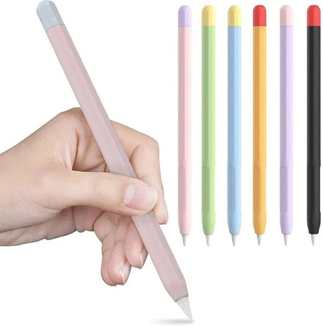 Silikon Schutzhülle für Apple Pencil 1. und 2. Generation stoßfestes Zubehör - Bild 1