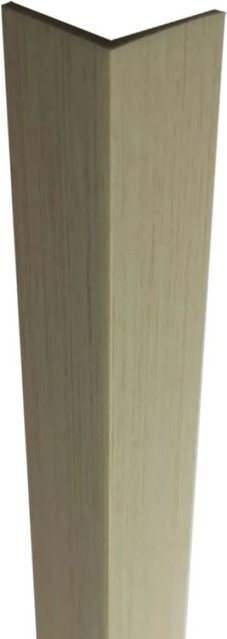 Arcansas Winkelprofil gleichschenklig aus PVC in Beige, B/T/L: 20 x 20 x 1000 mm - Bild 1