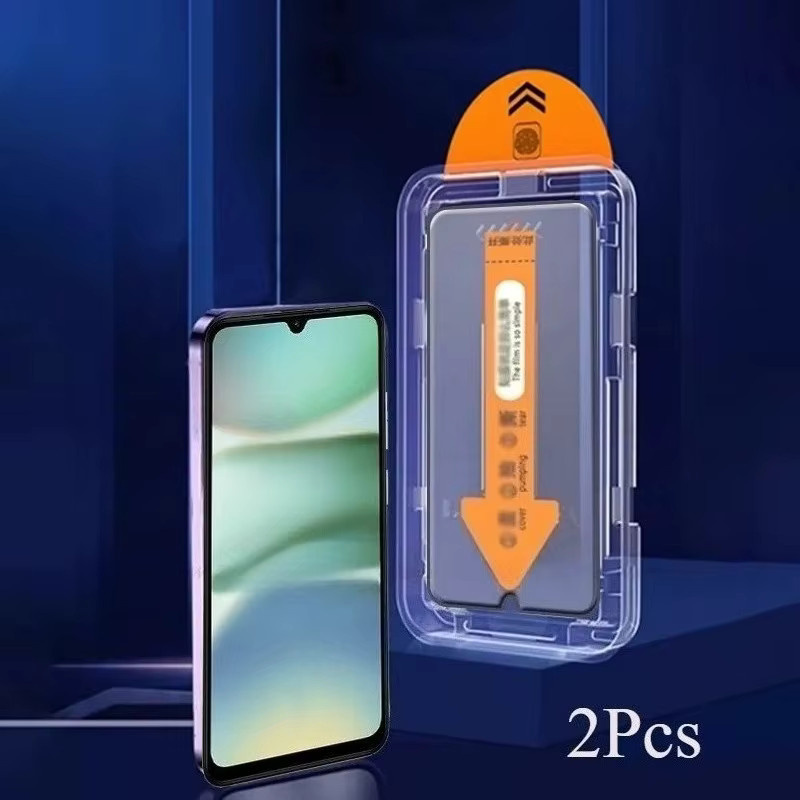 2er-Set Displayschutzfolie aus gehärtetem Glas für POCO C75 C71 C85, transparente Vollabdeckung mit einfacher Installation - Bild 2