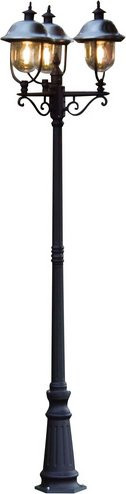 Konstsmide Standleuchte MODERN in Schwarz aus Metall für den Garten mit E27 Fassung und 75 W - Bild 1