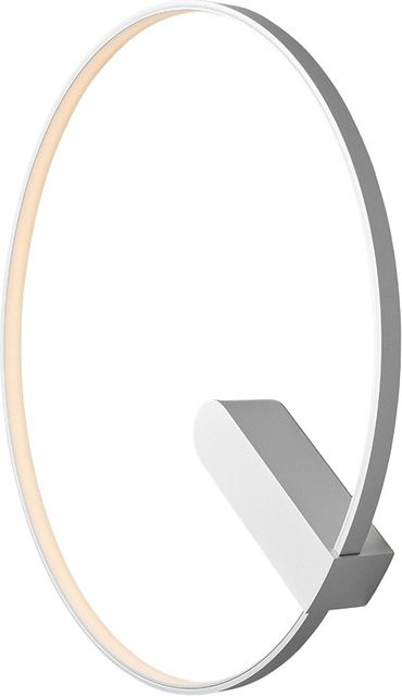 Holtkötter Circular LED-Wand- und Deckenleuchte in Silbermatt mit warmweißem Licht (2700K) - Bild 1
