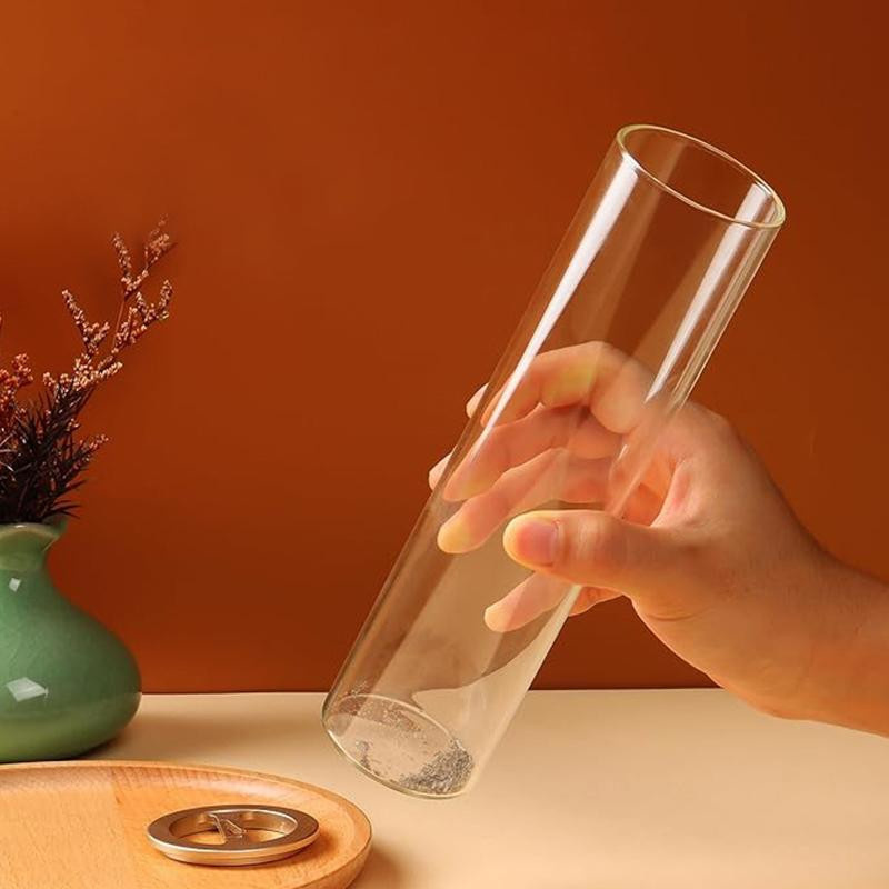 Modernes Räuchergefäß aus Glas von Yiran Furniture mit abnehmbarem Aschefänger in Transparent, ideal für Yoga und Meditation - Bild 3