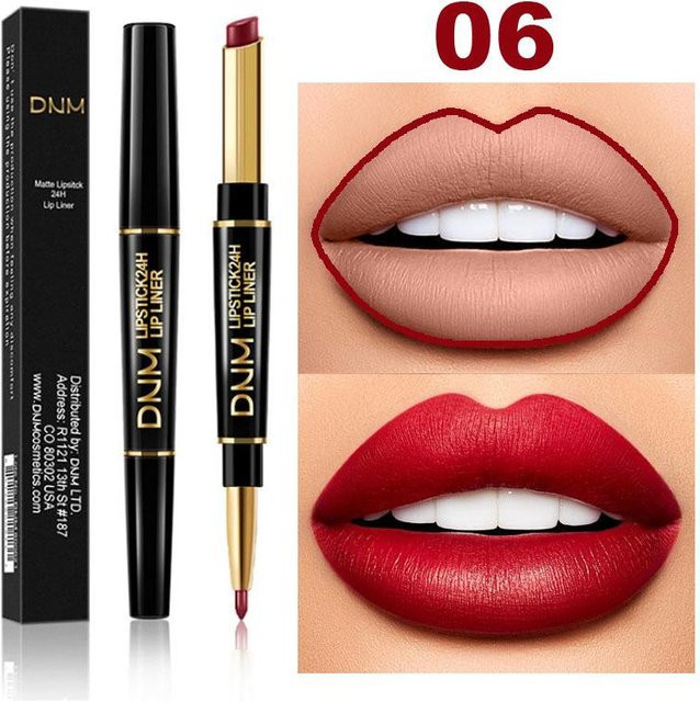 DNM Lippenstift und Lipliner, 06, matt - Bild 1