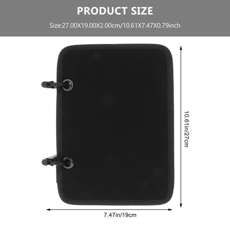 Patch Halter Display für Buch und Album zur Aufbewahrung von Patches und Aufklebern in Schwarz - Bild 3