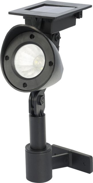 Globo LED-Solarspot 2 in 1 Wandlampe und Erdspieß in Schwarz für den Außenbereich mit IP44 Schutzklasse - Bild 1