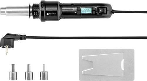 TOOLCRAFT Heißluft-Lötpistole und SMD Entlötkolben in Schwarz mit 300W Leistung - Bild 1