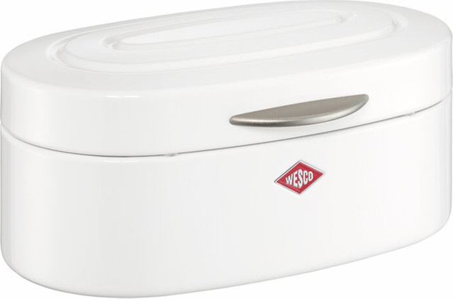 Wesco Brotkasten Elly in Weiß aus Emaille, B/T/H: 26,0 x 14,0 x 26,0 cm - Bild 1