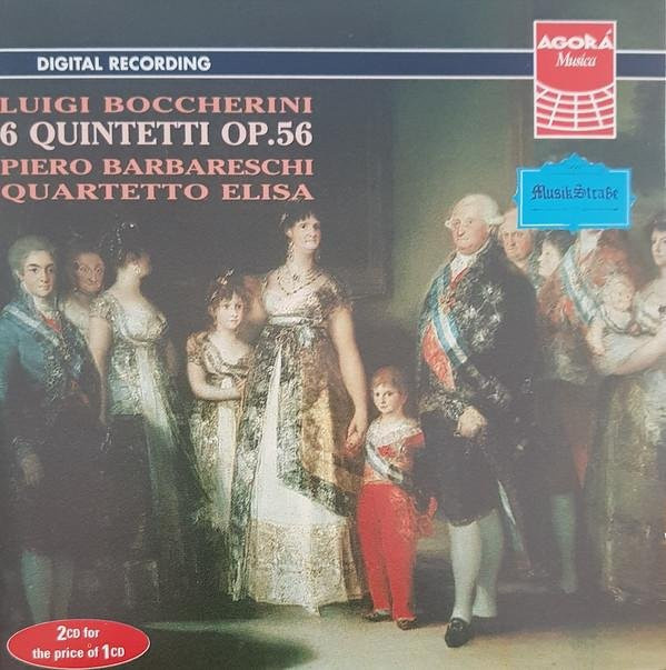Luigi Boccherini 6 Quintette op. 56 CD von Agorá mit Piero Barbareschi Klassik Musikalbum grau - Bild 1