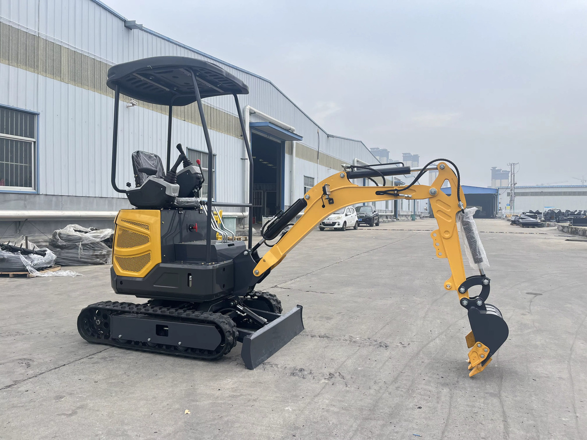 DCNB Mini-Raupenbagger in Gelb mit 2 Tonnen Leistung und CE-Zertifizierung - Bild 2