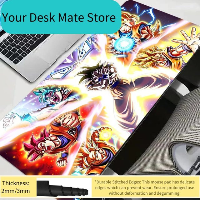 Bandai Dragon Ball Z Gaming-Tastaturunterlage XL Schwarz Multicolour Mauspad für PC Gamer - Bild 1
