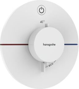 Hansgrohe Thermostat ShowerSelect Comfort S UP Duscharmatur mit Safety Stop in Mattweiß - Bild 1