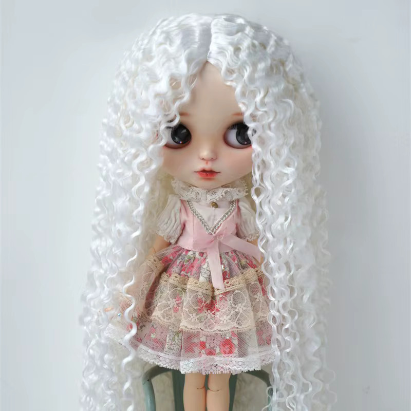 Fjusuns BJD-Perücke, Weiß, Puppenzubehör - Bild 3