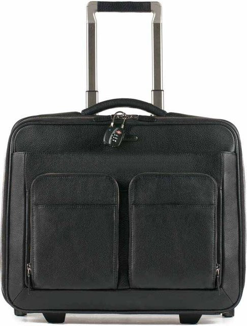 Piquadro Modus Business-Trolley mit Laptopfach für 15.6 Zoll in Schwarz - Bild 1