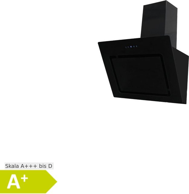 PKM Kopffreihaube S7-60ABTH Dunstabzugshaube in Schwarz mit Touch Control - Bild 1