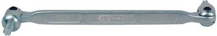 KS Tools CLASSIC TX-Doppel-Gelenkschlüssel T45xT50 aus Chrom-Vanadium in Silber - Bild 1