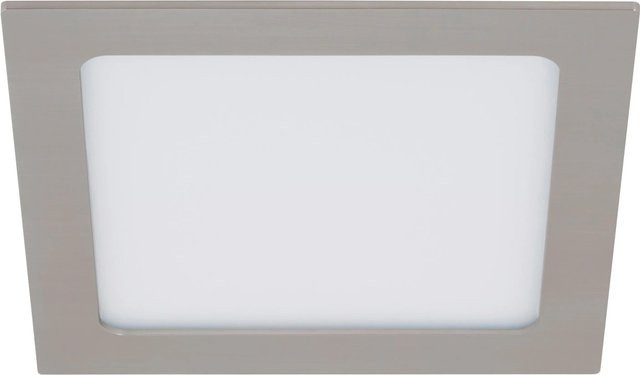 Briloner LED-Einbauleuchte rund in Nickel matt, H: 2,9 cm, B/T: 17 x 17 cm - Bild 1