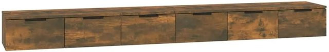vidaXL Wandschränke aus Holzwerkstoff in Räuchereiche, 2er-Set, B/H/T: 102 x 30 x 20 cm - Bild 1