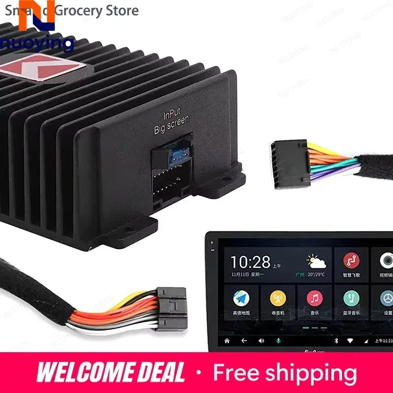 NUOYING Auto-DSP-Verstärker Hi-Fi-Booster Digitaler Soundprozessor für Autolautsprecher und Subwoofer in Schwarz - Bild 3