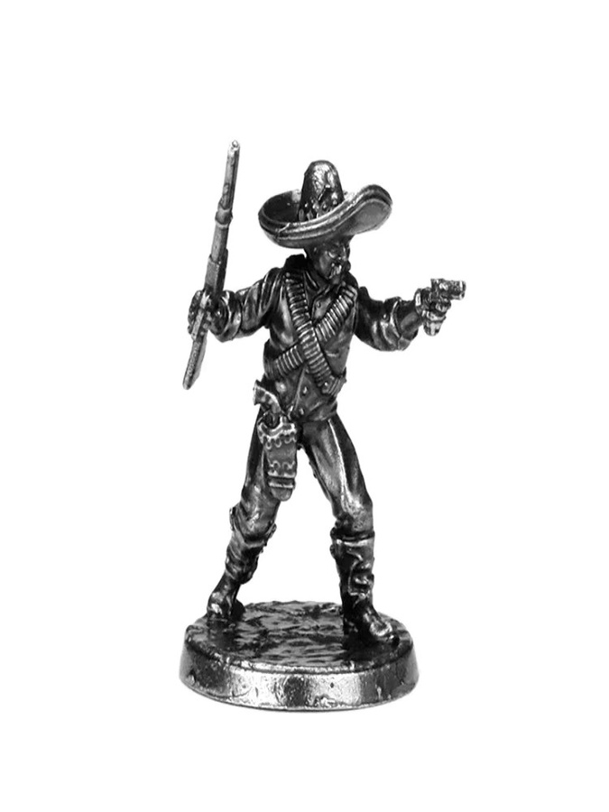 KASTIZA Wild West Cowboy, Metallfigur, Weiß, Einzelfigur - Bild 3