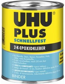UHU plus schnellfest Binder transparent 885g - Bild 1