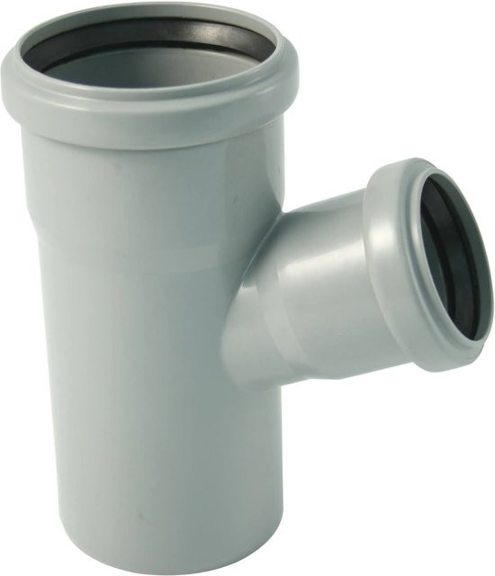 Marley HT-Abflussrohrsystem Einfach-Abzweig 67° DN 50/40 in Grau - Bild 1