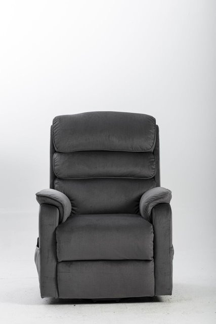 Happy Home Elektrisch verstellbarer Aufstehsessel mit Power-Lift-Funktion in Dunkelgrau, B/T/H: 81 x 90 x 106 cm - Bild 1