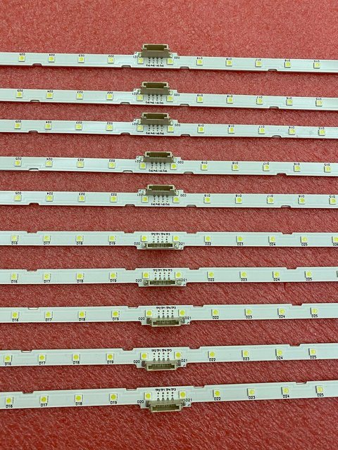 LED Hintergrundbeleuchtung Streifen für Samsung TV Modelle 55NU7100 UE55NU7300 UE55NU7100 UN55NU7100 BN96-45913A BN61-15485A in Weiß - Bild 1