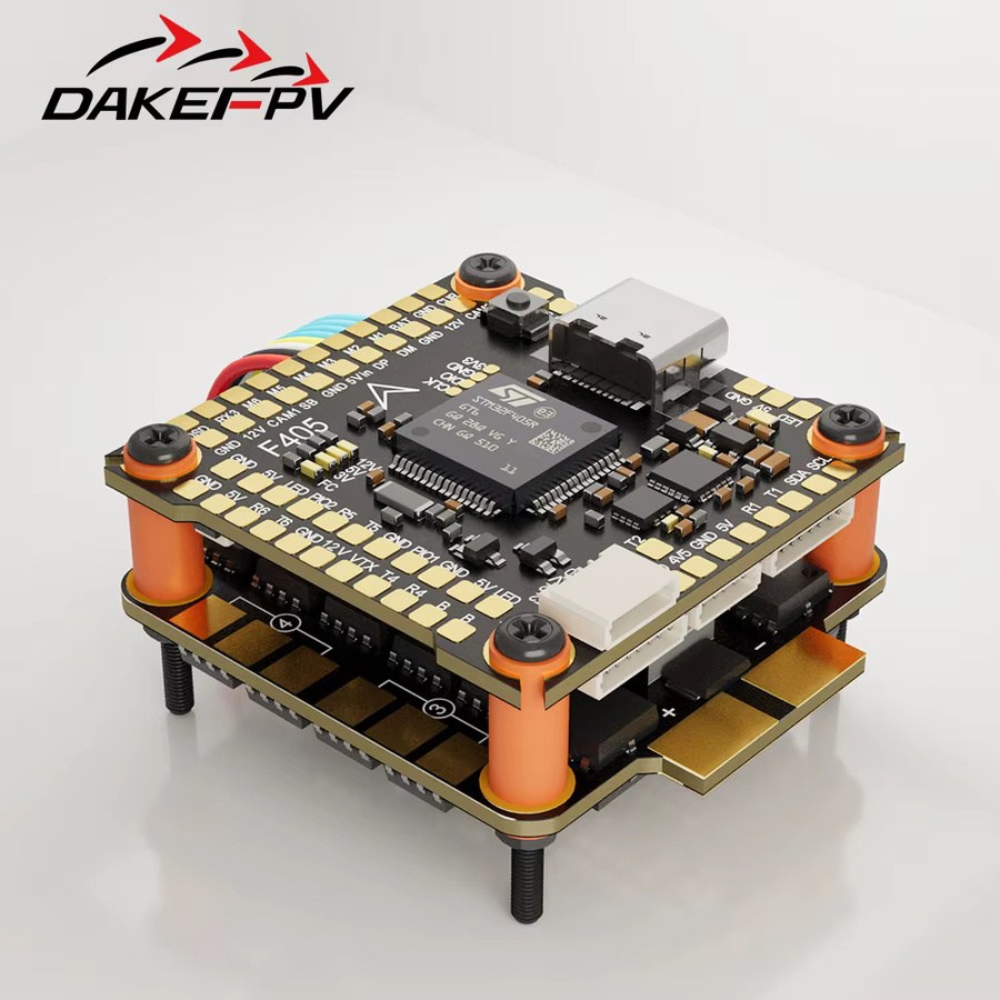 JIJIE F405 F405HD F7 F722 Flugcontroller, F4 V3S Plus FC, 60A 4in1 BLheli_S ESC Stacks, Set / Bundle - Bild 3