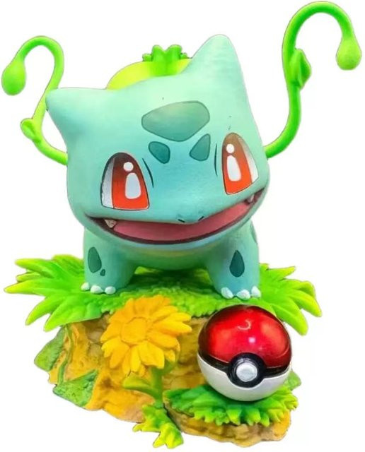 Keeppley Pokémon Bulbasaur, Actionfigur, 10 cm, PVC - Bild 1