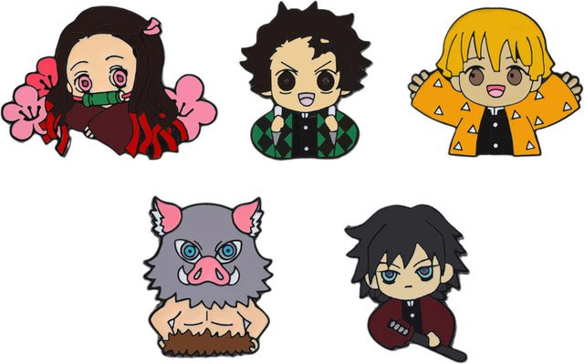 Bandai Anime-Emaille-Brosche, Bunt, Verspielt - Bild 1