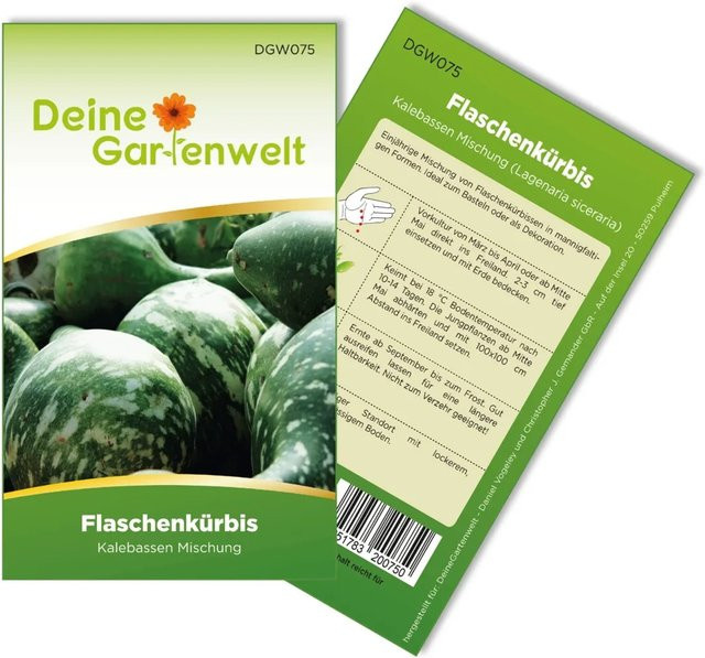 Deine Gartenwelt Flaschenkürbis Mischung Gemüsesamen für deinen Garten - Bild 1