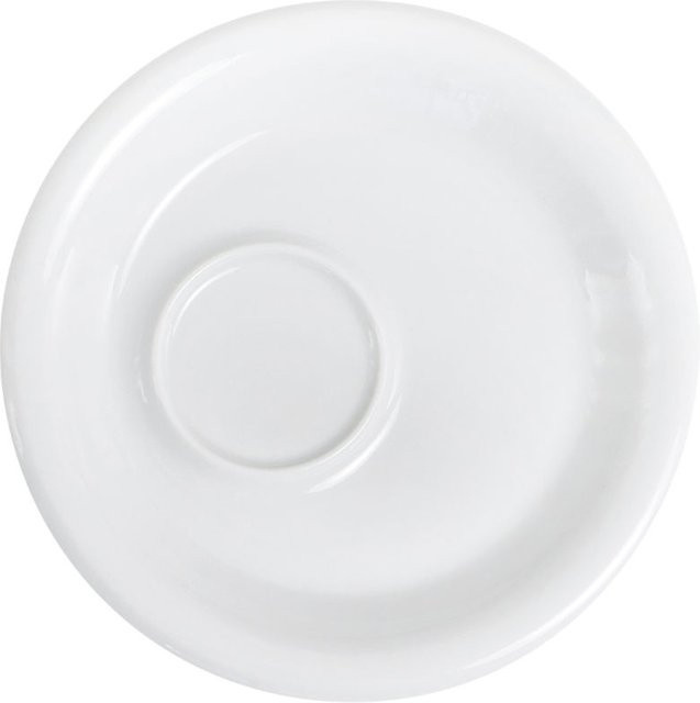 Kahla Café Sommelier Kombi-Untertassen, Weiß, Rund, 6er Pack, Durchmesser: 16 cm, Höhe: 2,2 cm - Bild 1