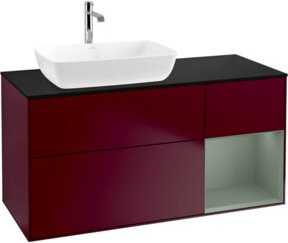 V&B Waschtischunterschrank Finion Wandbeleuchtung in Lackausführung, Breite: 120 cm, Tiefe: 50,1 cm, Höhe: 50,1 cm - Bild 1
