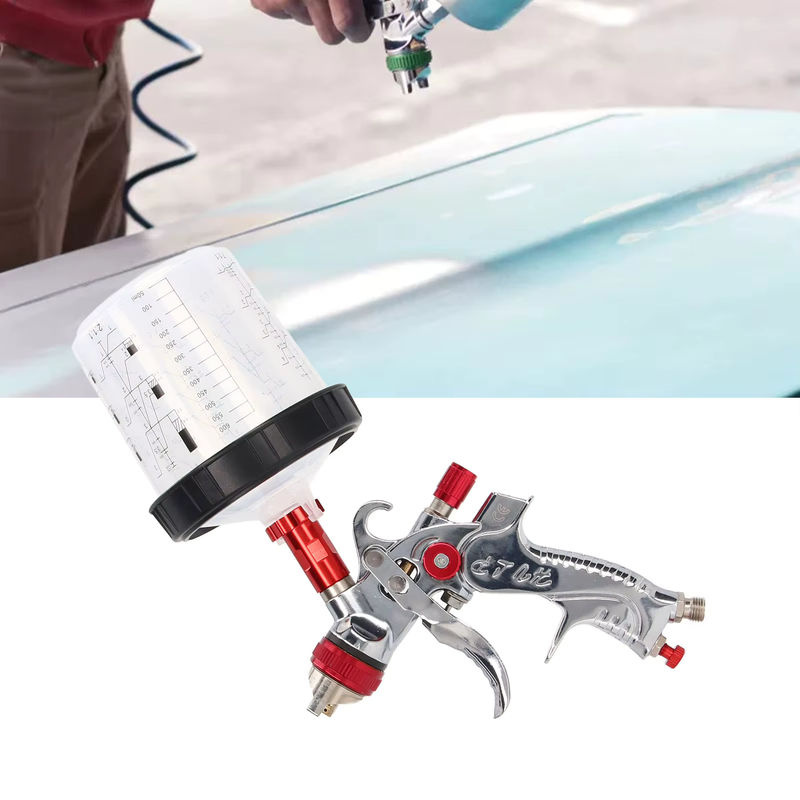 Aramox HVLP Autolack-Spritzpistole Set mit Düsen in 1,4mm, 1,7mm und 2,0mm sowie G1/4 Lufteinlass - Bild 3