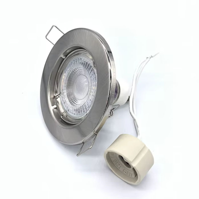 JOYINLED MR11 Lampenhalter Chrom Verstellbarer Einbau-LED-Spotlight Rahmen mit 45 mm Ausschnitt - Bild 3