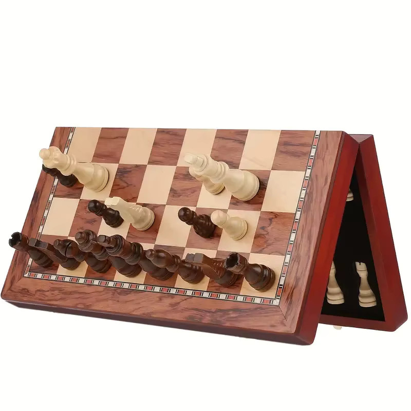 Yernea Schachspiel aus Holz, Strategiespiel - Bild 2