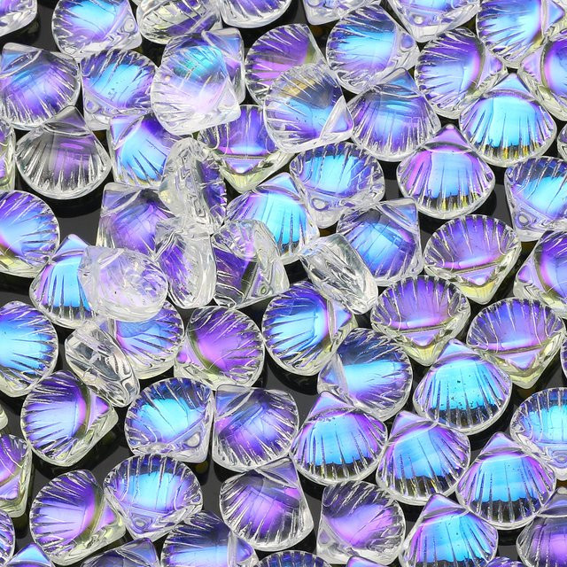 Laudsong Glas Perlen, Kristall, 10 mm, Transparent - Bild 1