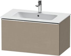 Duravit Waschtischunterschrank D-Neo, beige, wandhängend, B: 81 cm, T: 46,2 cm, H: 44 cm - Bild 1