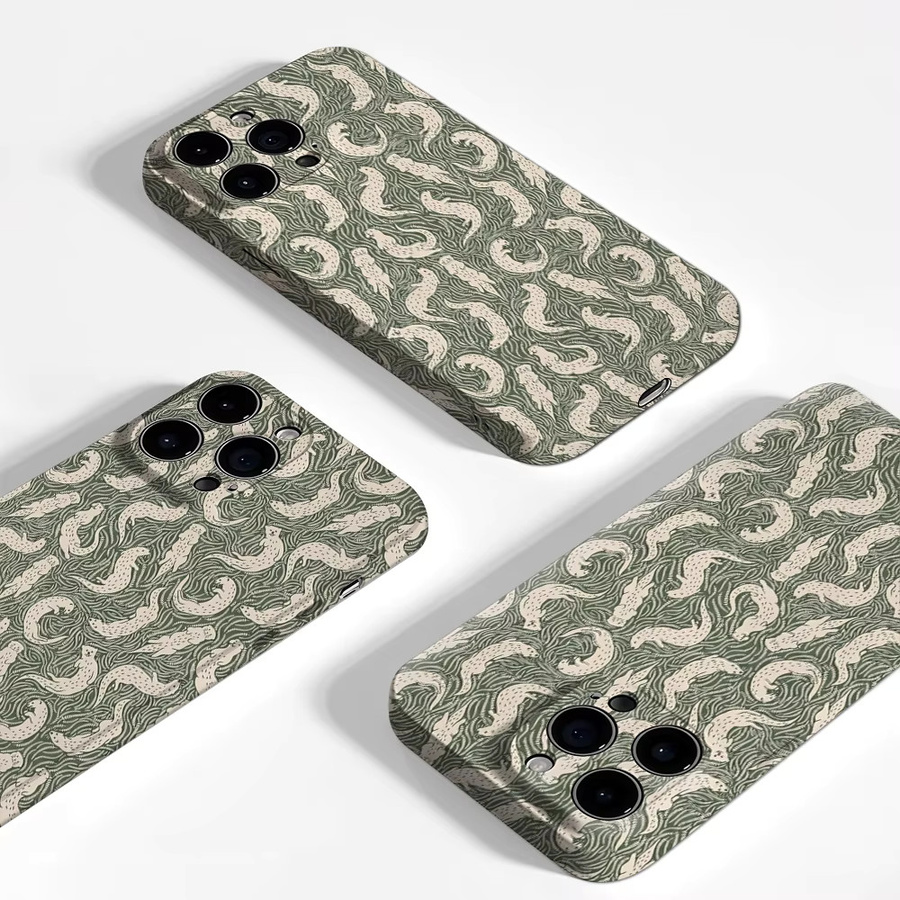 Moss Otter Robuste Handyhülle für iPhone 17 16 15 14 13 Pro Max Plus mit Magnetfunktion in Grün - Bild 3
