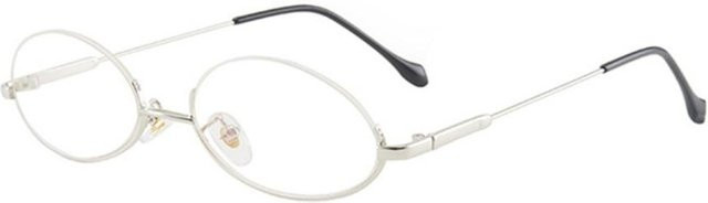 Bai Fen Bai Electronic 3C Korrektionsbrille Halbrand, rectangular, Unisex, white, silver - Bild 1