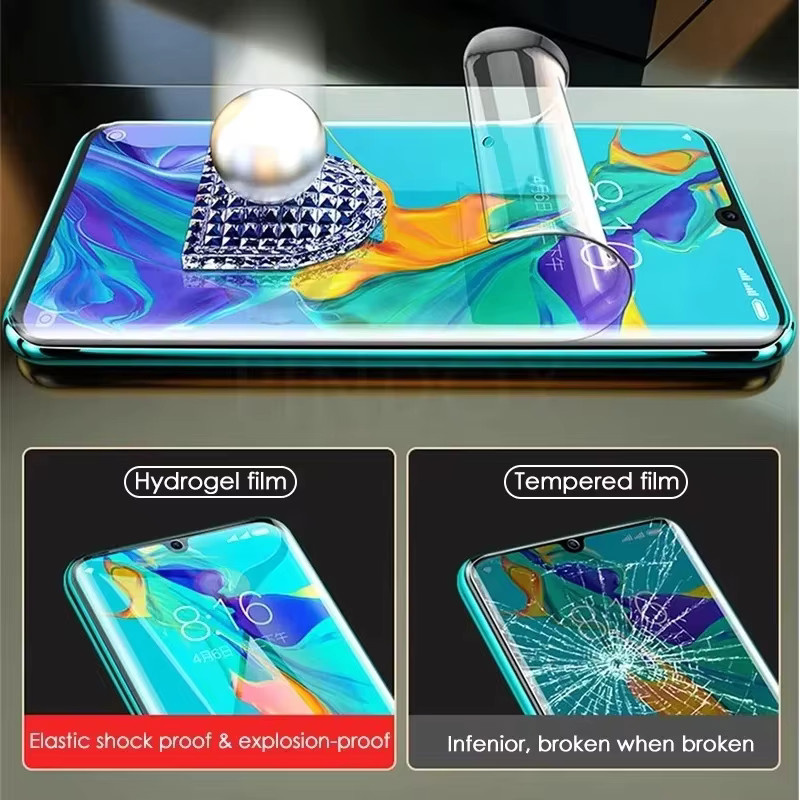 Caynes Hydrogel Displayschutzfolie Transparent für iPhone 11 bis iPhone 17 Pro Max Full Cover HD Soft Film - Bild 6