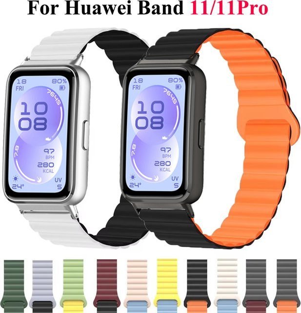 Huawei Uhrenarmband Silikon, Schwarz, Unisex - Bild 1