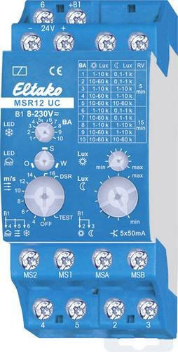 Eltako MSR12-UC Multifunktions-Sensorrelais 24V in Blau mit 2 Schließern und Zeitbereich 0,1 - 14400s - Bild 1